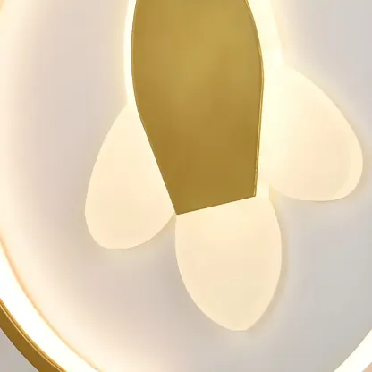 Circular LED Wall Sconce with Cartoon Pattern for kids Bedroom
