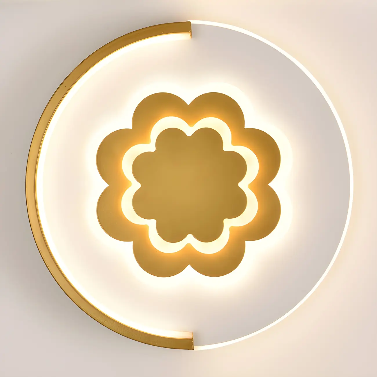 Circular LED Wall Sconce with Cartoon Pattern for kids Bedroom | homeyfad