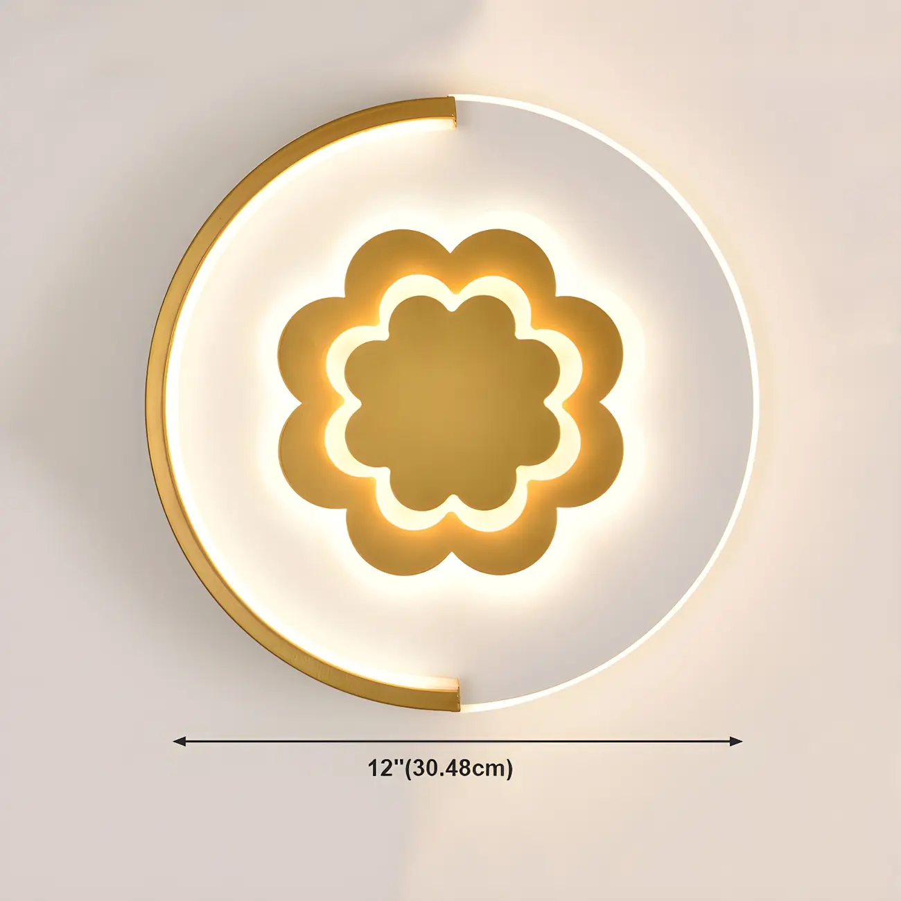 Circular LED Wall Sconce with Cartoon Pattern for kids Bedroom | homeyfad