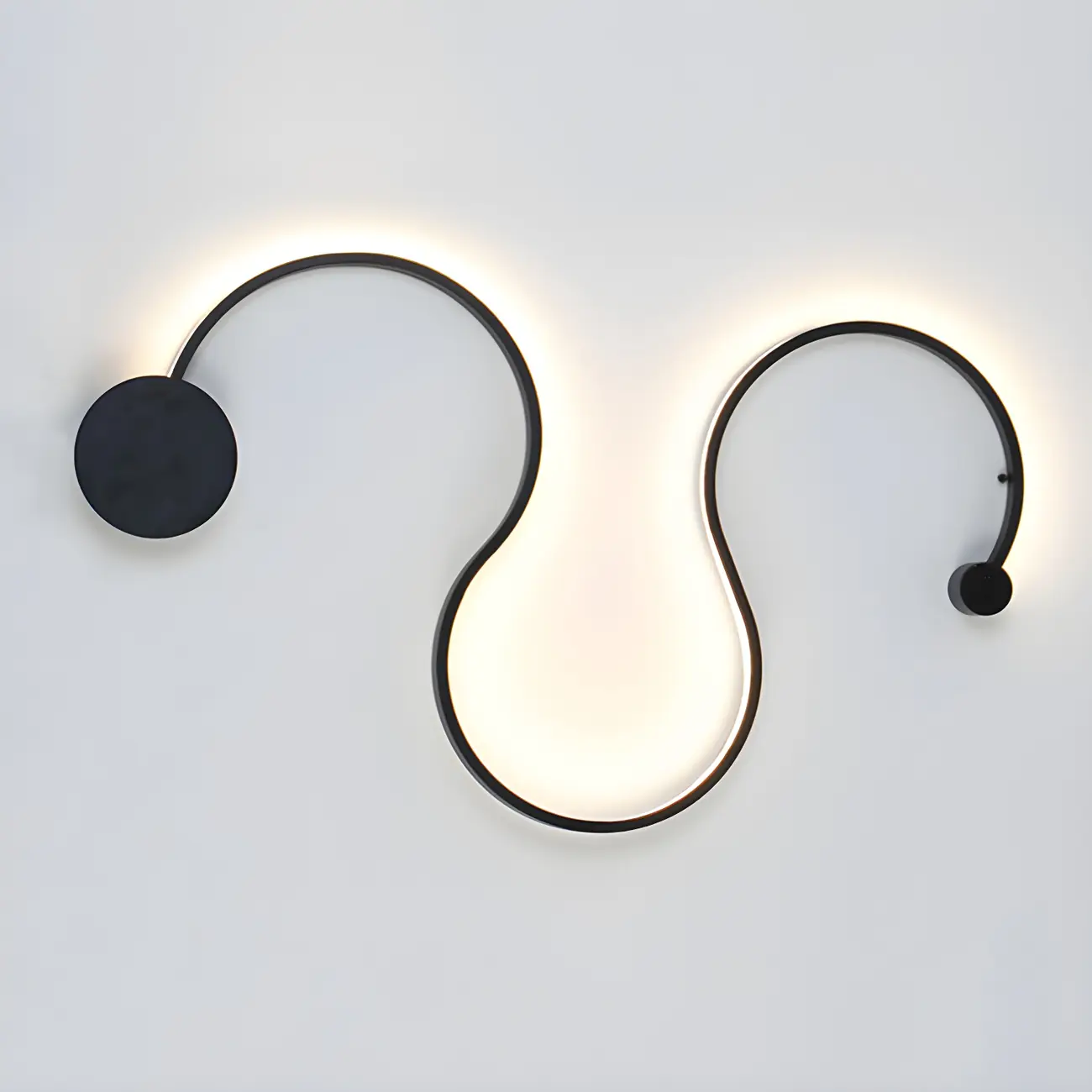 Modern Linear Abstract LED Wall Sconce for Residential Use | homeyfad