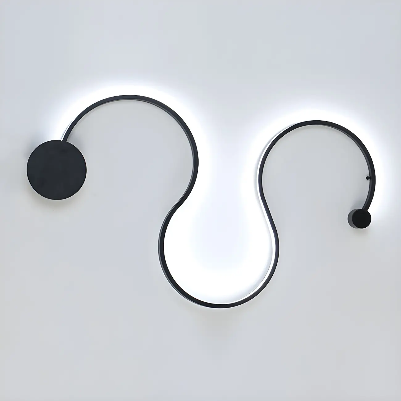 Modern Linear Abstract LED Wall Sconce for Residential Use | homeyfad