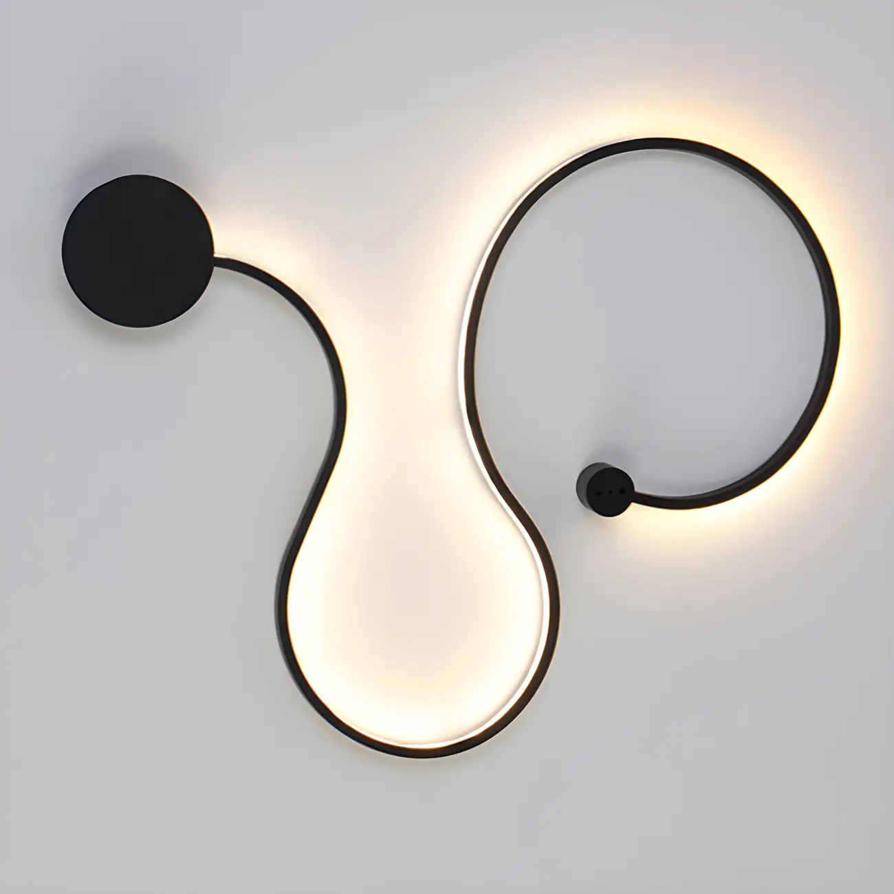 Modern Linear Abstract LED Wall Sconce for Residential Use | homeyfad