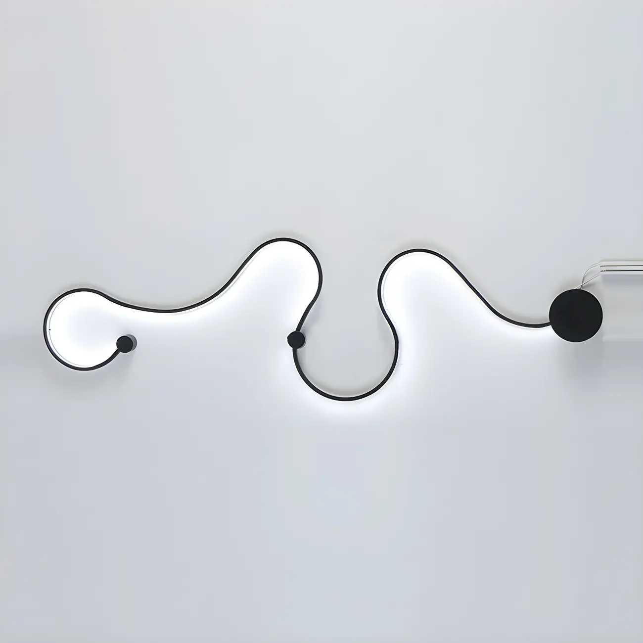 Modern Linear Abstract LED Wall Sconce for Residential Use | homeyfad