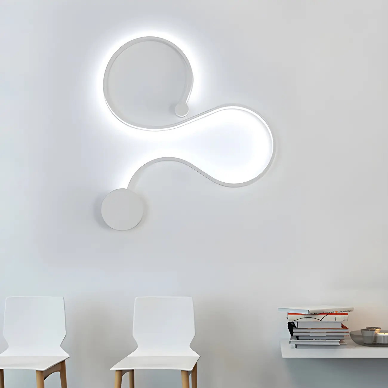 Modern Linear Abstract LED Wall Sconce for Residential Use | homeyfad