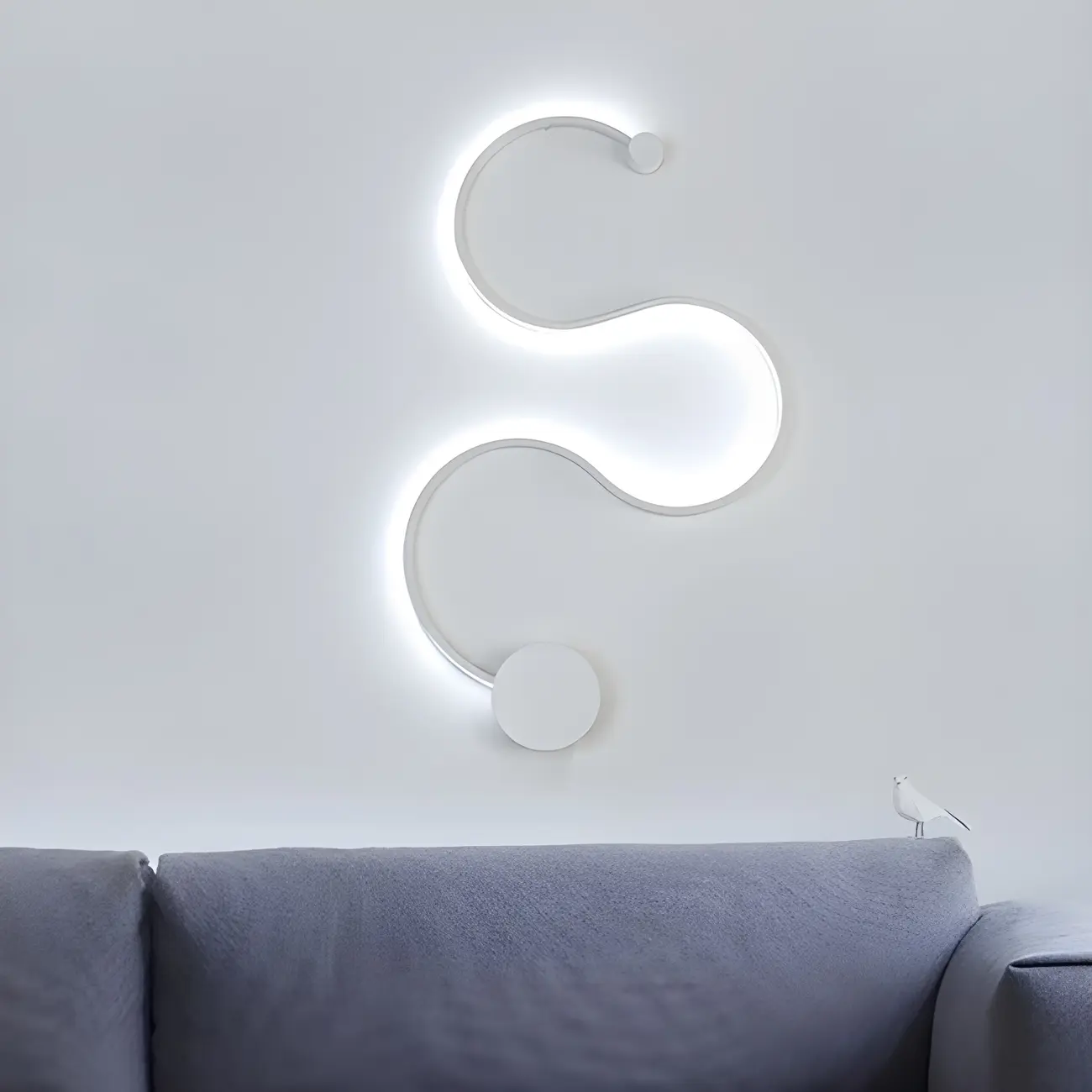 Modern Linear Abstract LED Wall Sconce for Residential Use | homeyfad