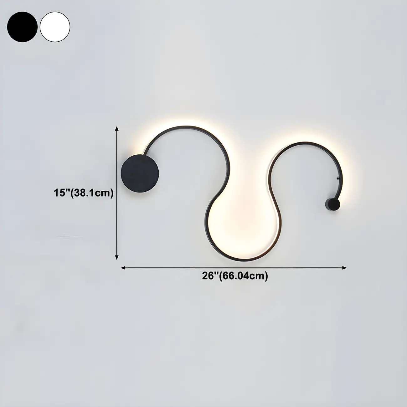 Modern Linear Abstract LED Wall Sconce for Residential Use | homeyfad