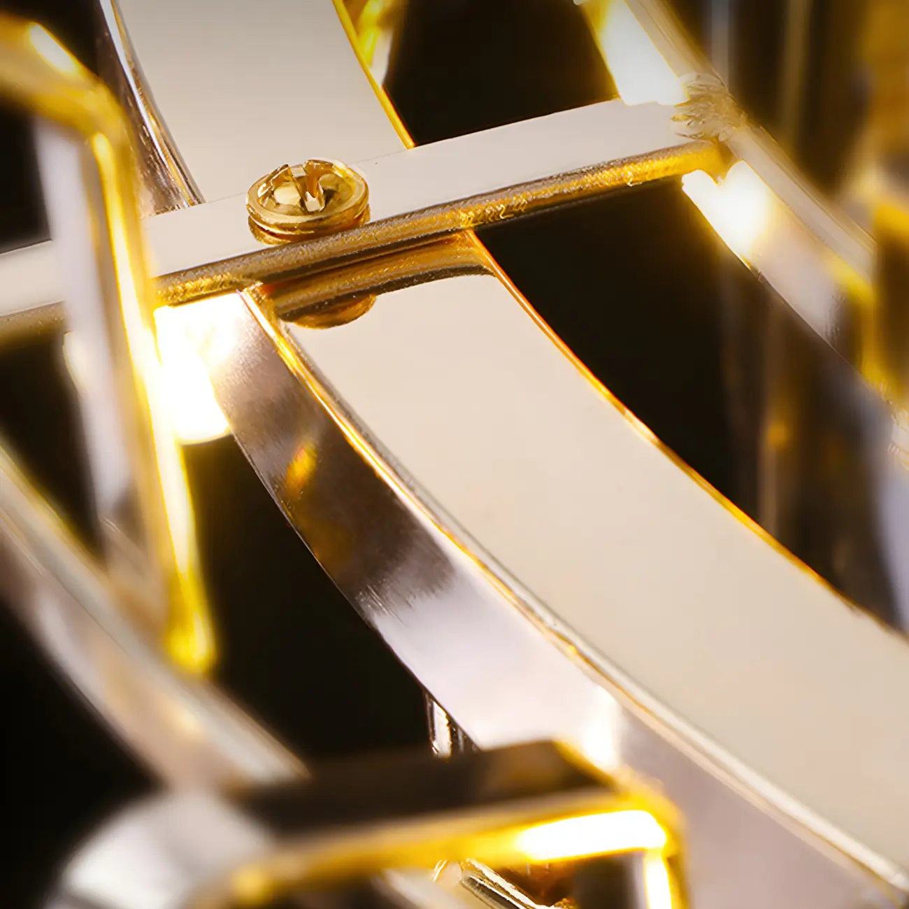 Modern Crystal Geometric Chandelier for Living Room Image - 10 | homeyfad