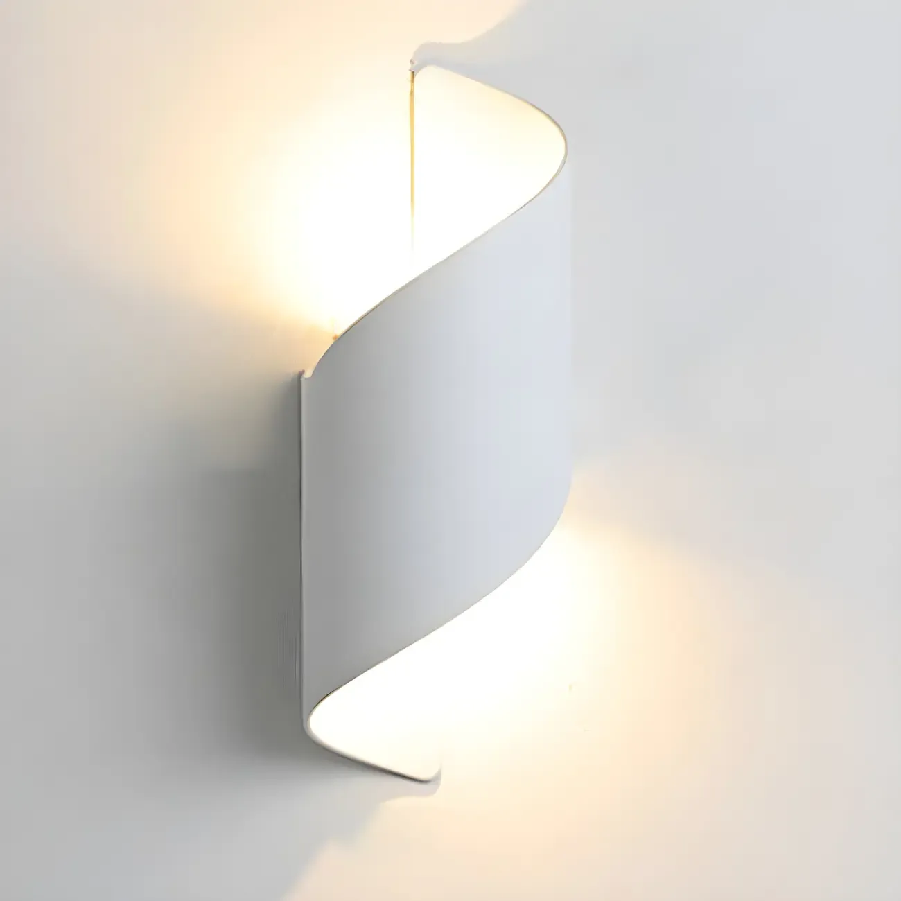 Modern Black Metal Wall Light LED Sconce Fixture Image - 4