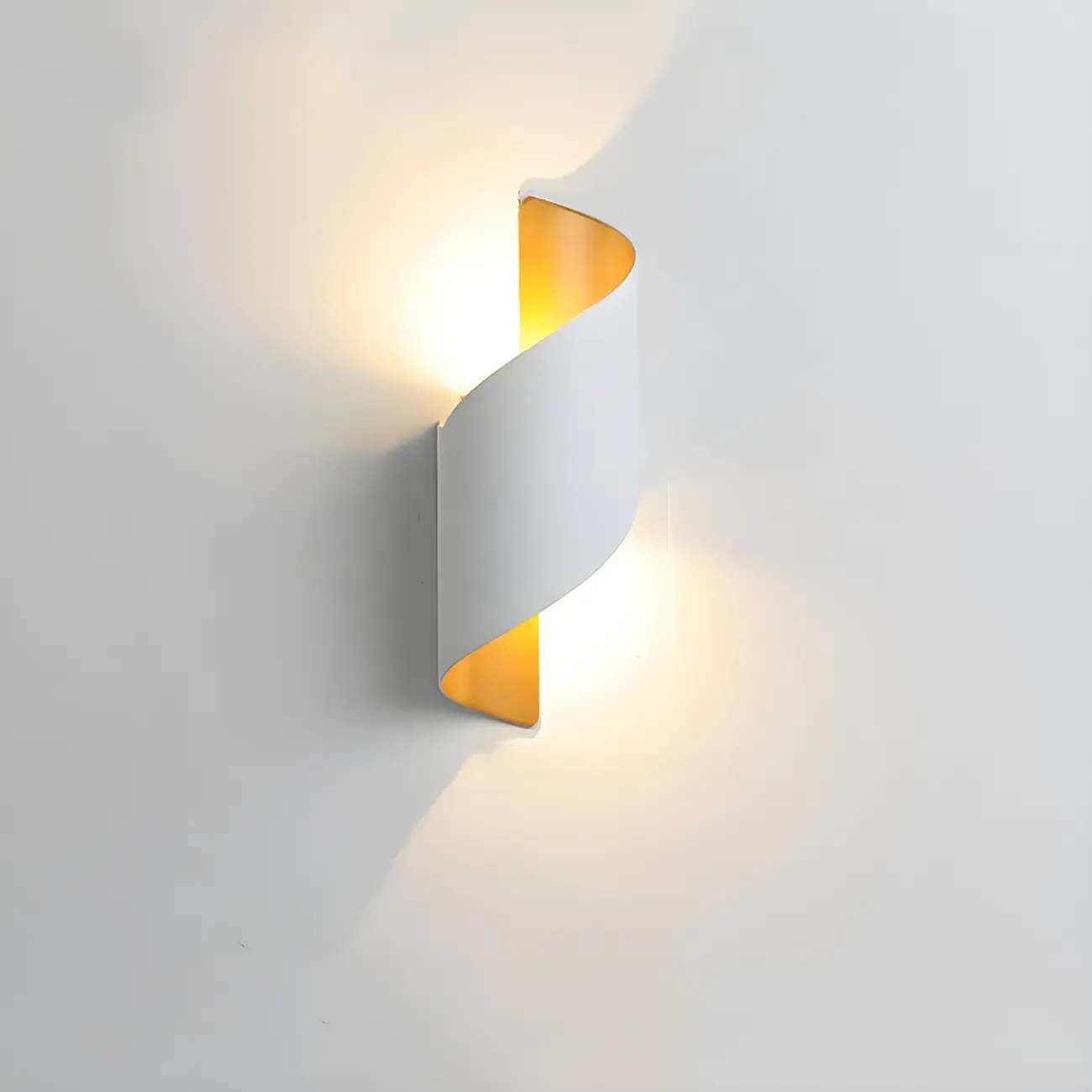 Modern Black Metal Wall Light LED Sconce Fixture Image - 6