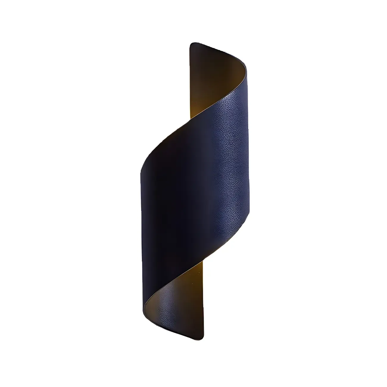 Modern Black Metal Wall Light LED Sconce Fixture Image - 8