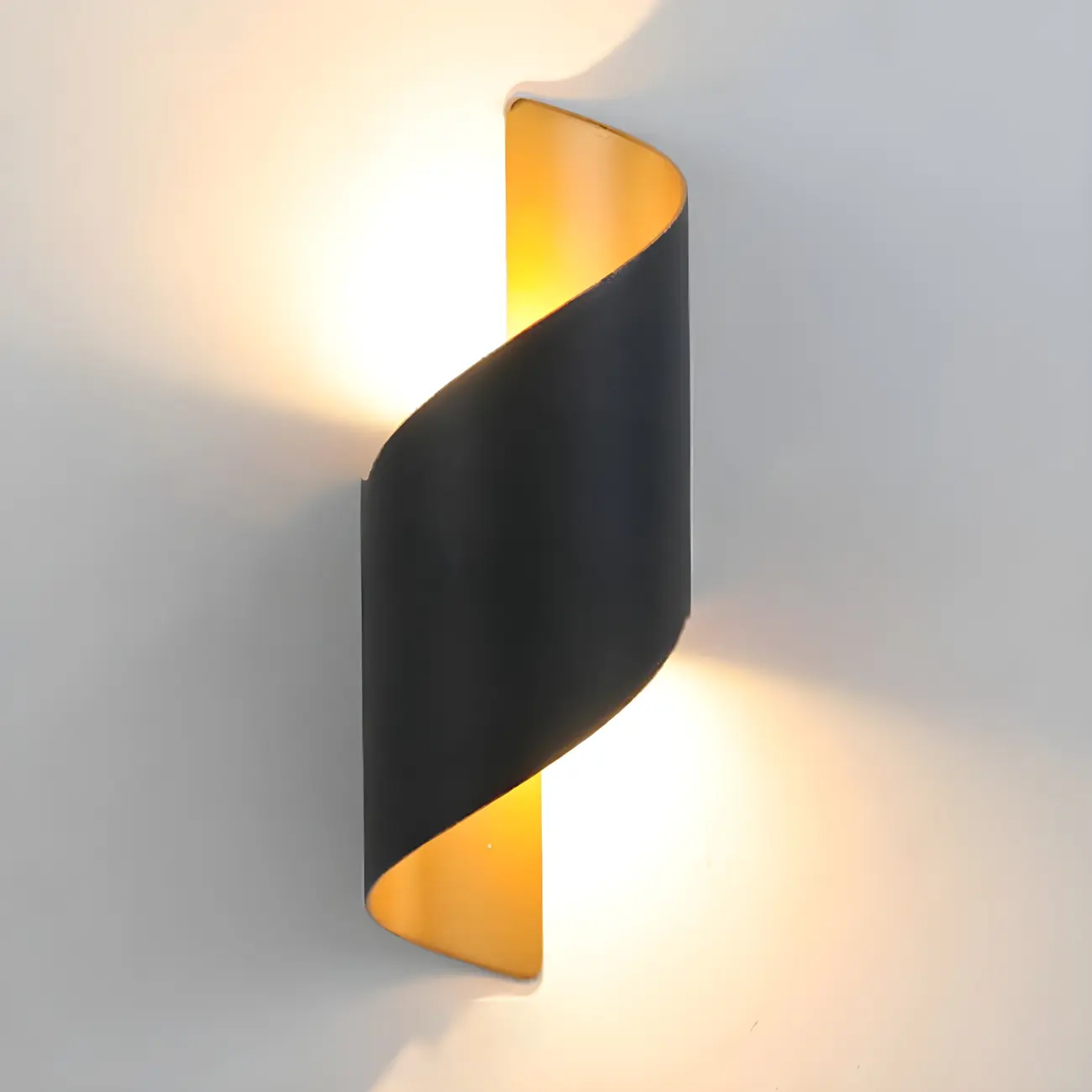 Modern Black Metal Wall Light LED Sconce Fixture Image - 13 | homeyfad