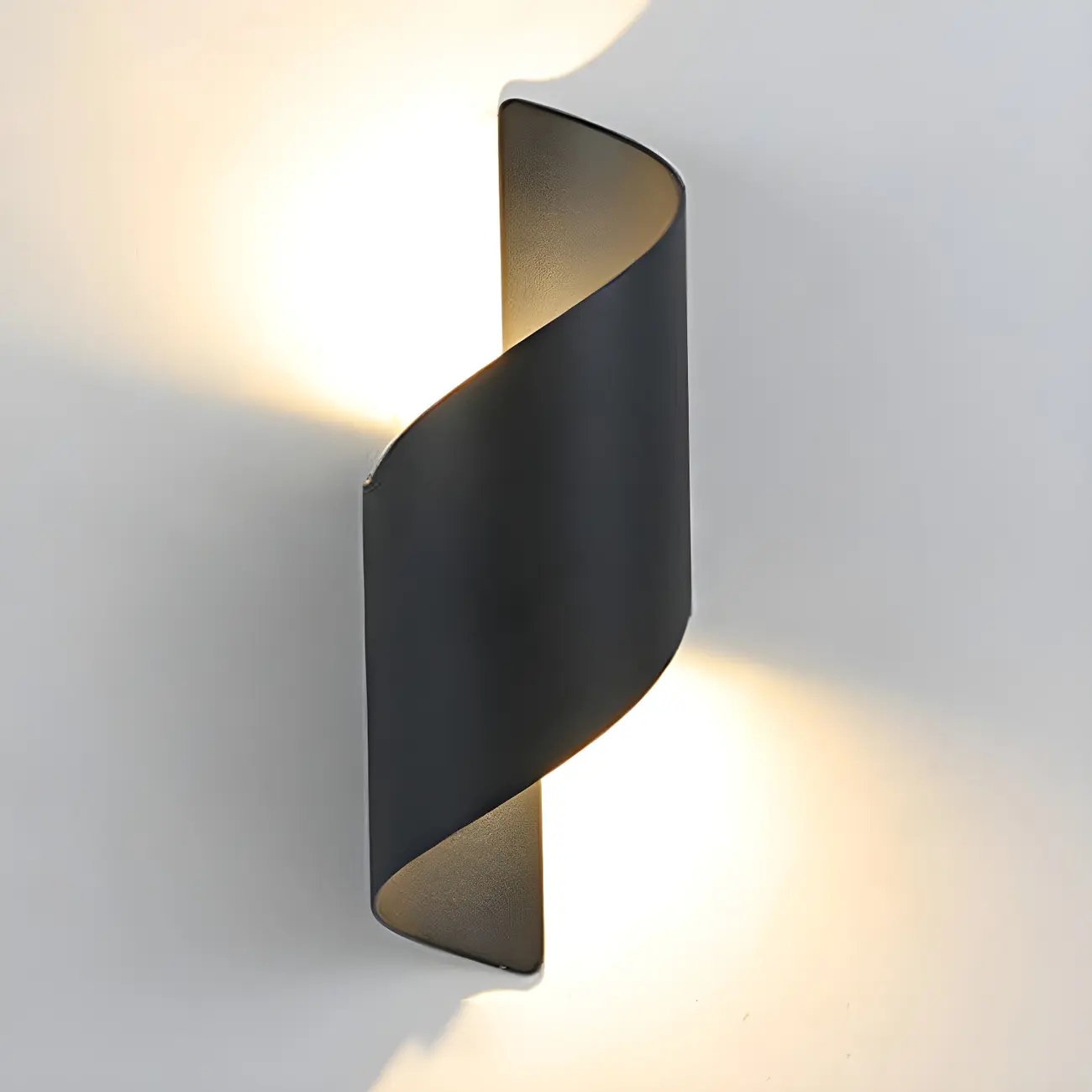 Modern Black Metal Wall Light LED Sconce Fixture Image - 14 | homeyfad