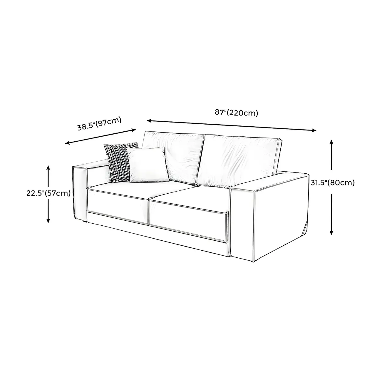 Modern Dark Gray Water Resistant Faux Leather Sectional Sofa Image - 20
