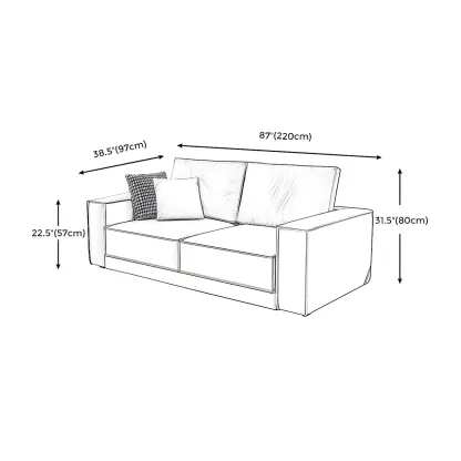 Modern Dark Gray Water Resistant Faux Leather Sectional Sofa Image - 20
