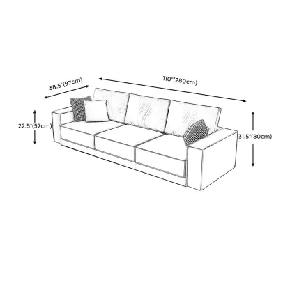Modern Dark Gray Water Resistant Faux Leather Sectional Sofa Image - 21