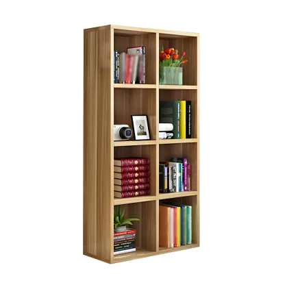 Scandinavian 3-Tier Black Cube Wood Bookcase  Image - 17