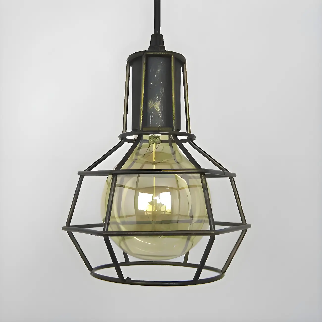 Industrial Metal Hanging Pendant Light Kitchen Island Decor Image - 6 | homeyfad