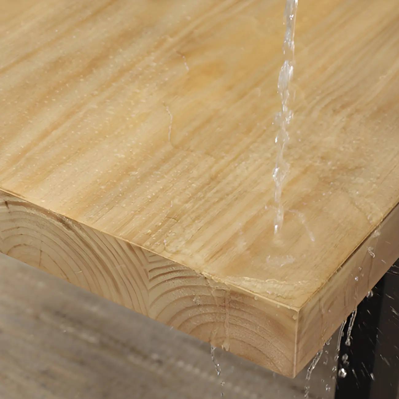 Industrial Walnut Rectangular Large Dining Bar Table Image - 6 | homeyfad