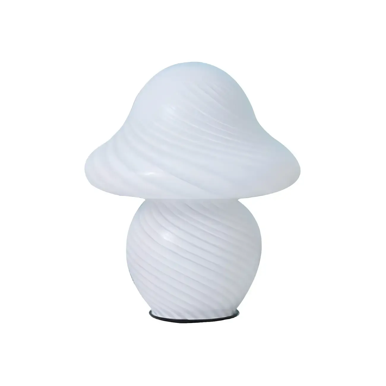 Cute Mushroom Shape Glass Kids Lamp LED for Bedroom