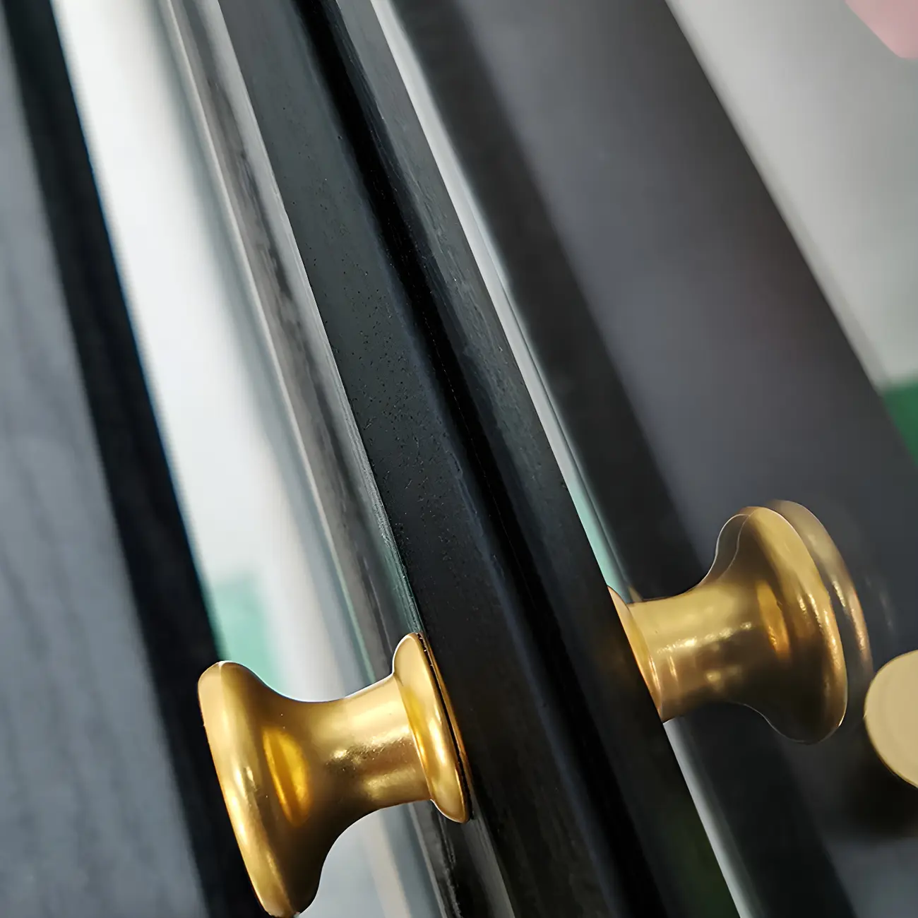 Modern Wooden Closed Back Bookcase with Doors | homeyfad