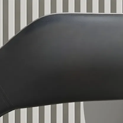 Contemporary Upholstered Open Back Dining Chair with Arms Image - 13