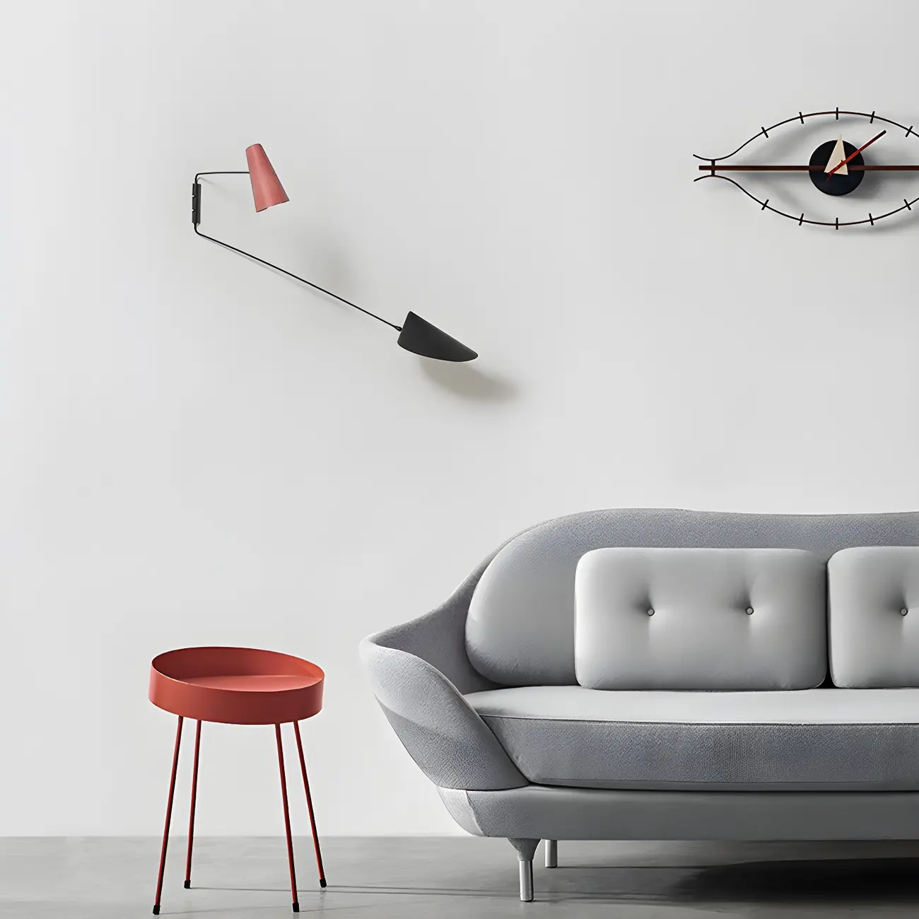 Metal Cone and Duckbill Shade Swing Arm Wall Light Image - 1 | homeyfad