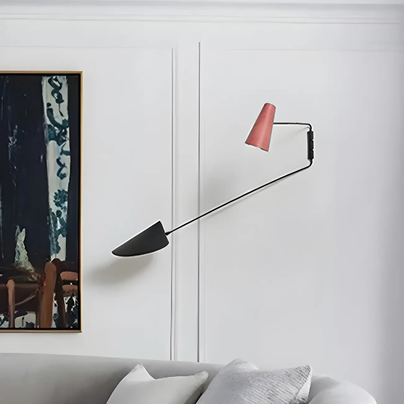 Metal Cone and Duckbill Shade Swing Arm Wall Light Image - 3 | homeyfad