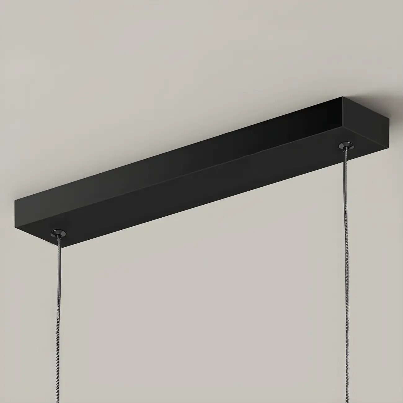 Simple Modern Metal Linear LED Pendant Light Image - 12