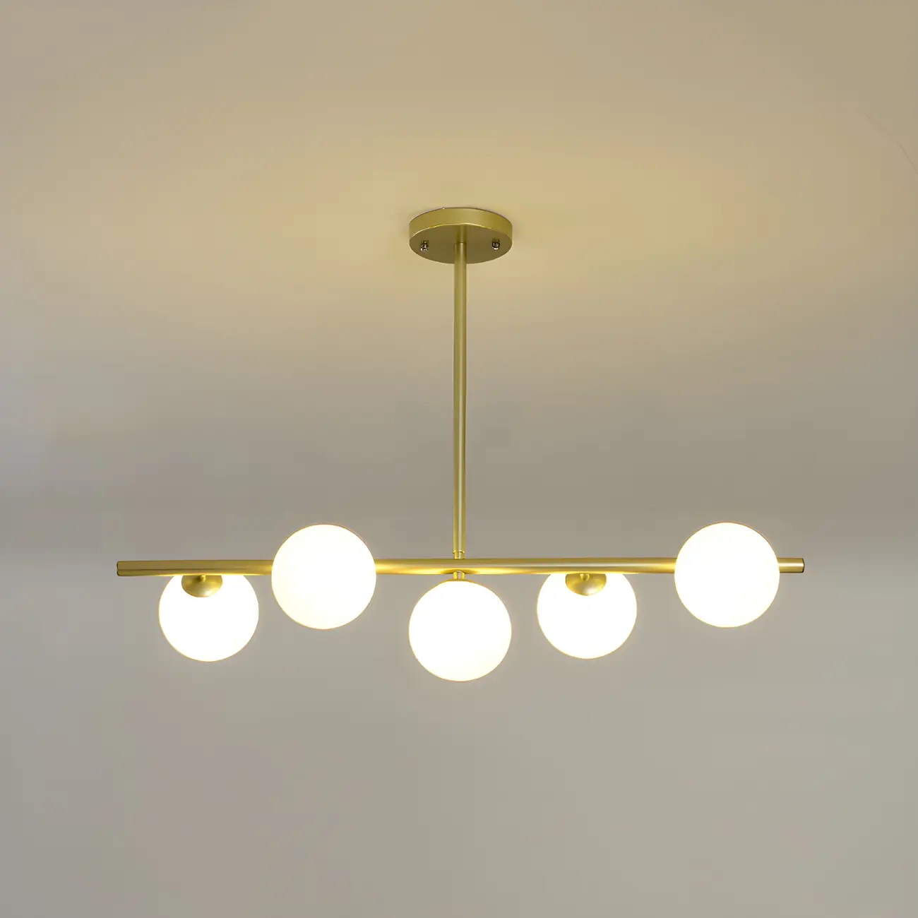 Black/Gold Glass Spherical Pendant Lights for Kitchen Image - 16 | homeyfad