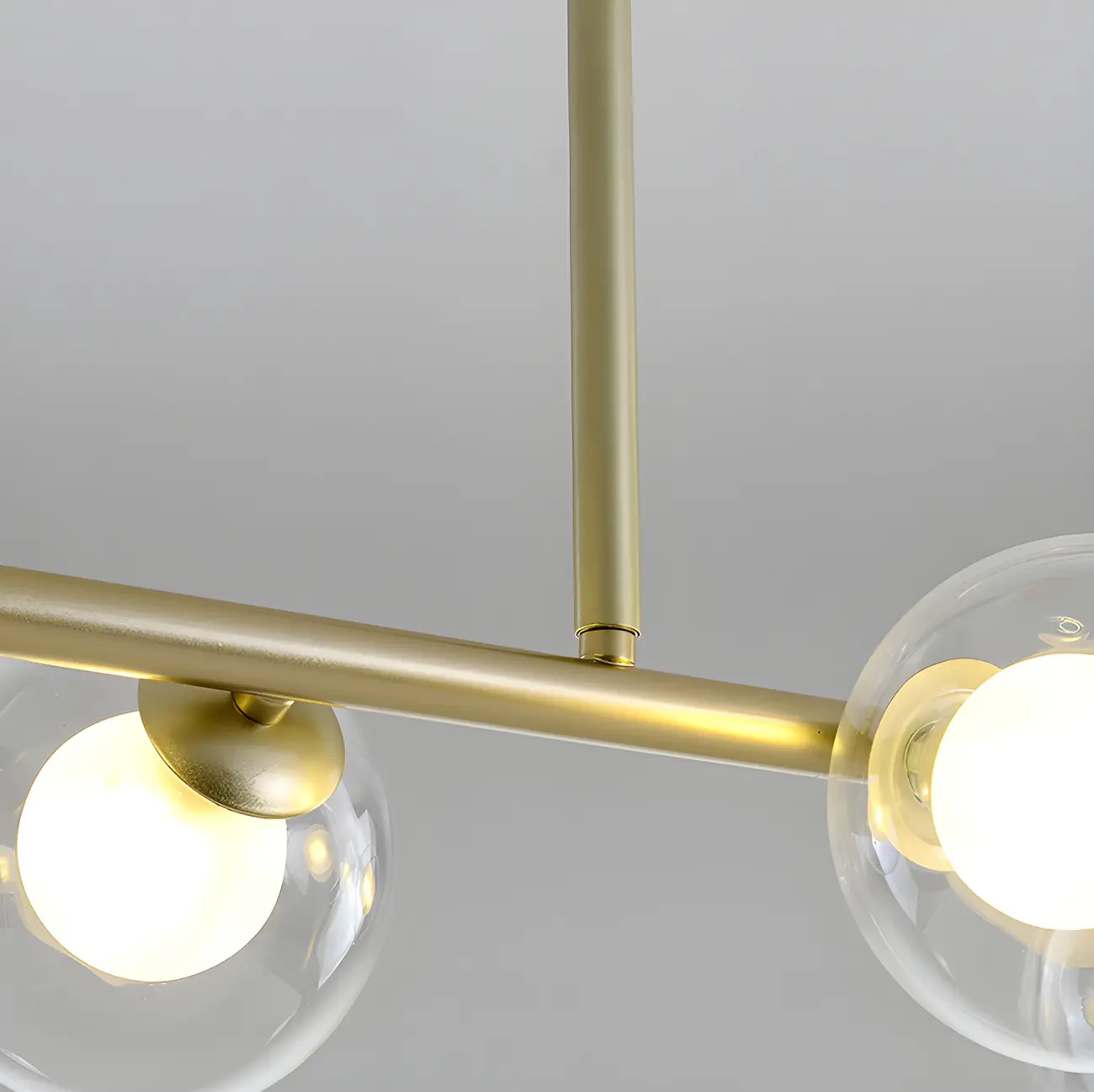 Black/Gold Glass Spherical Pendant Lights for Kitchen Image - 24 | homeyfad