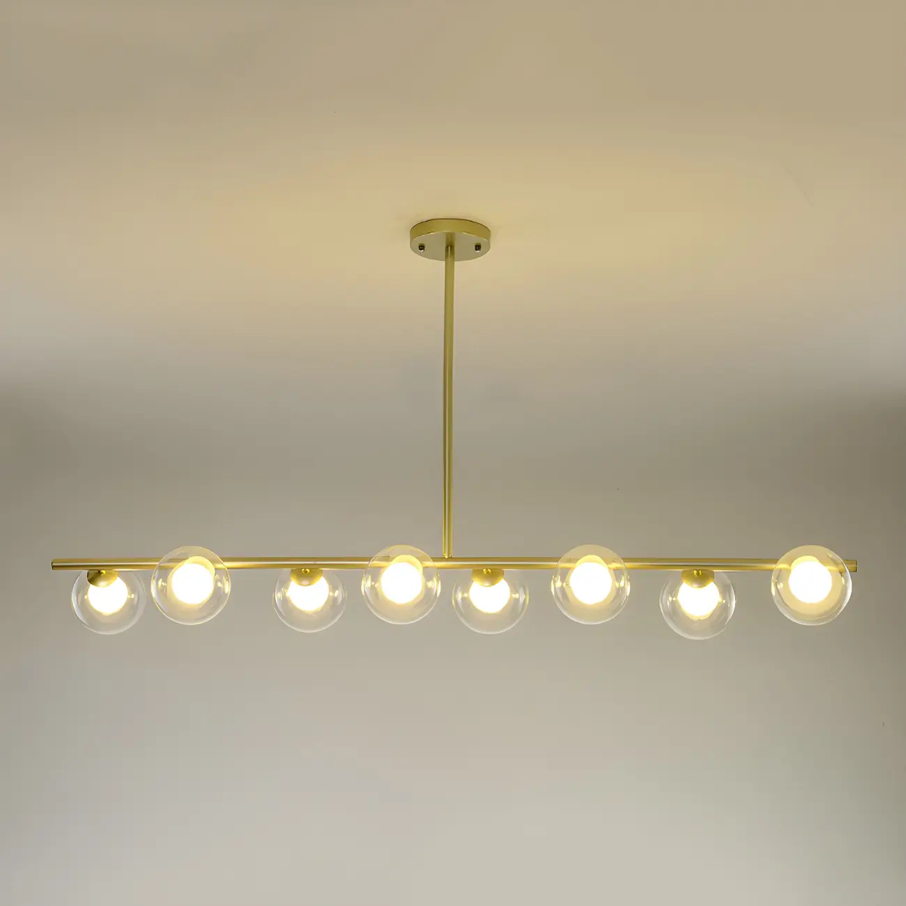 Black/Gold Glass Spherical Pendant Lights for Kitchen Image - 28 | homeyfad