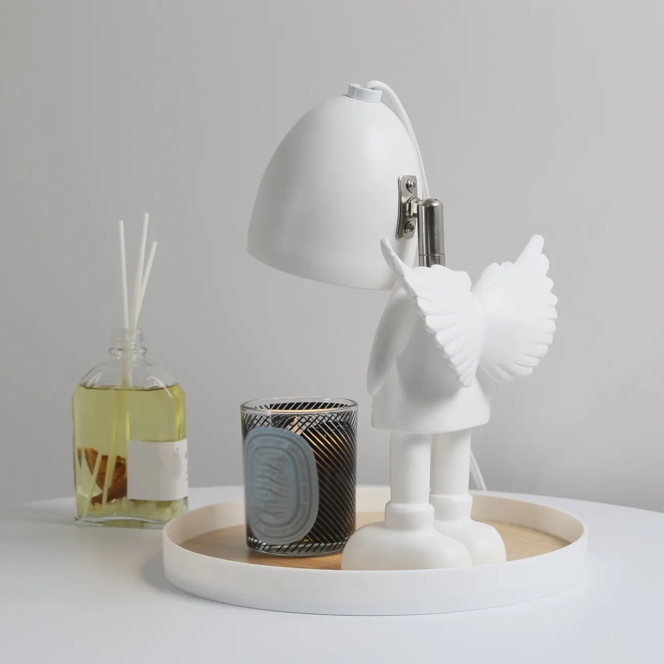 Whimsical Angel Kids Lamp Task LED for Bedroom Image - 1 | homeyfad