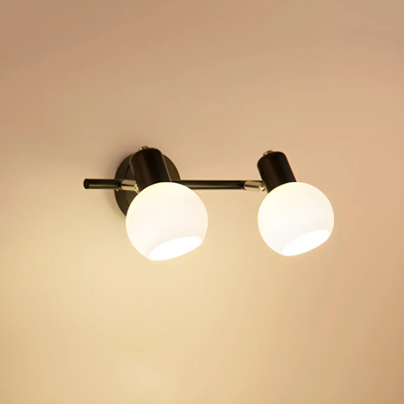 Modern Glass Globe Vanity Light for Bathroom Wall Image - 9 | homeyfad