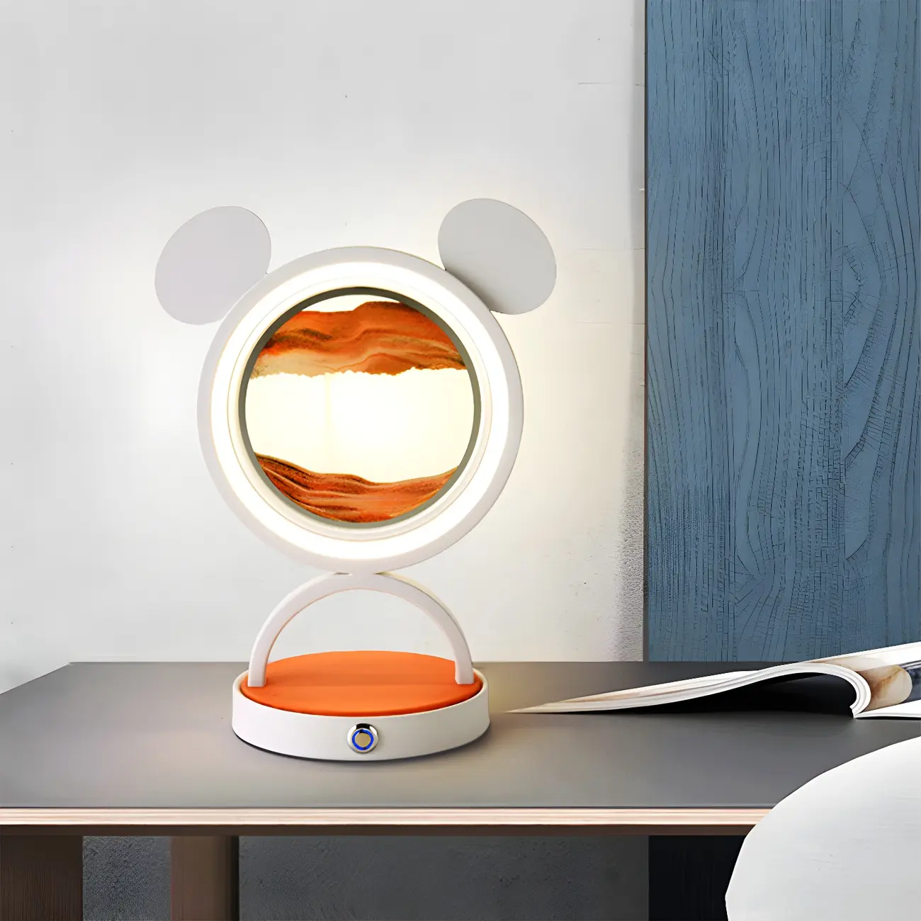 Colorful LED Desk Lamp Touch Control for Living Room Image - 2 | homeyfad