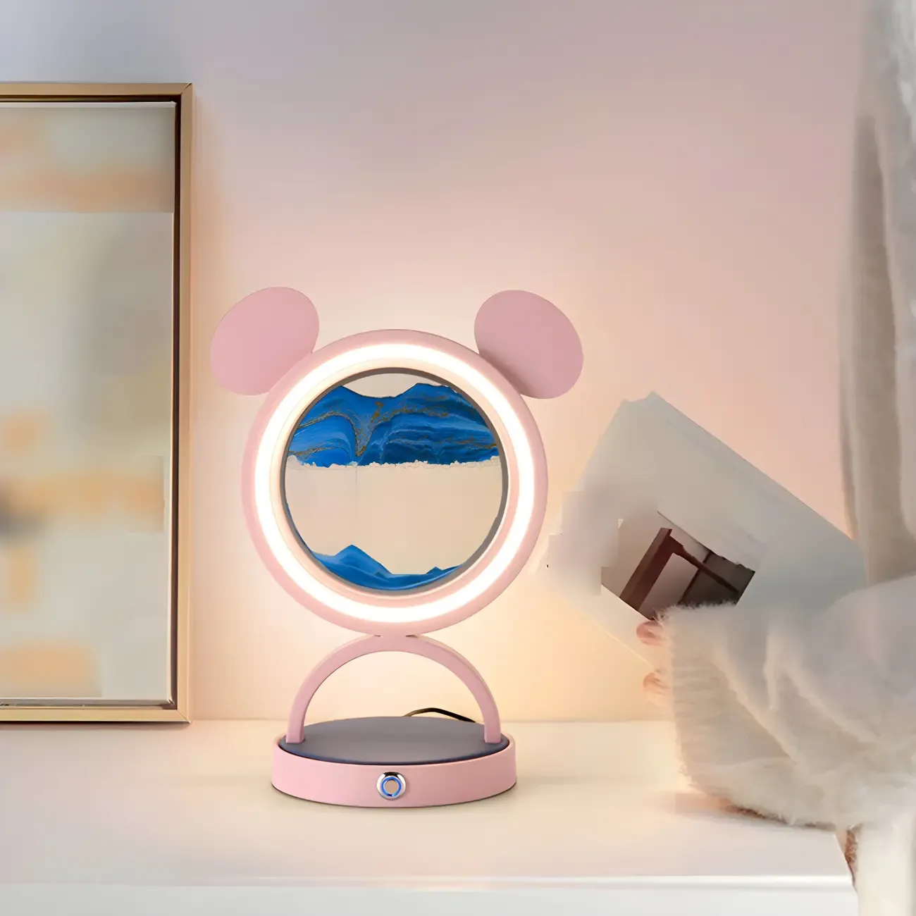 Colorful LED Desk Lamp Touch Control for Living Room Image - 1