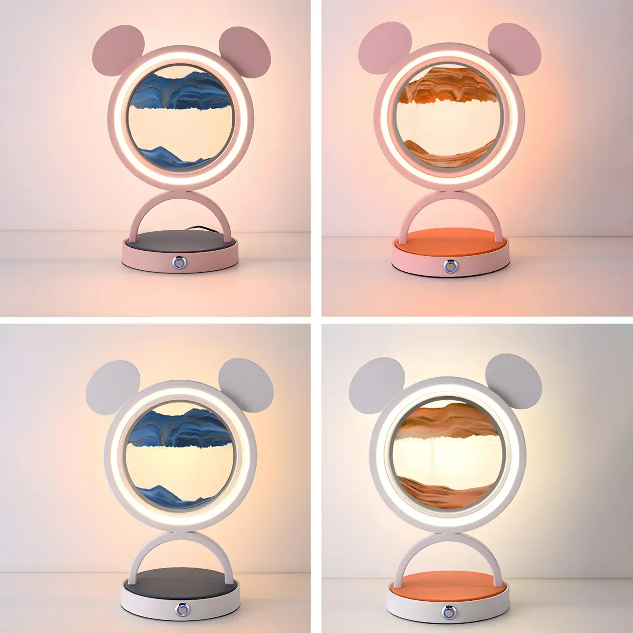 Colorful LED Desk Lamp Touch Control for Living Room Image - 14