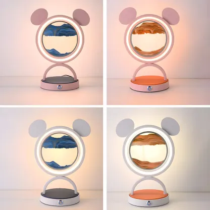 Colorful LED Desk Lamp Touch Control for Living Room Image - 14