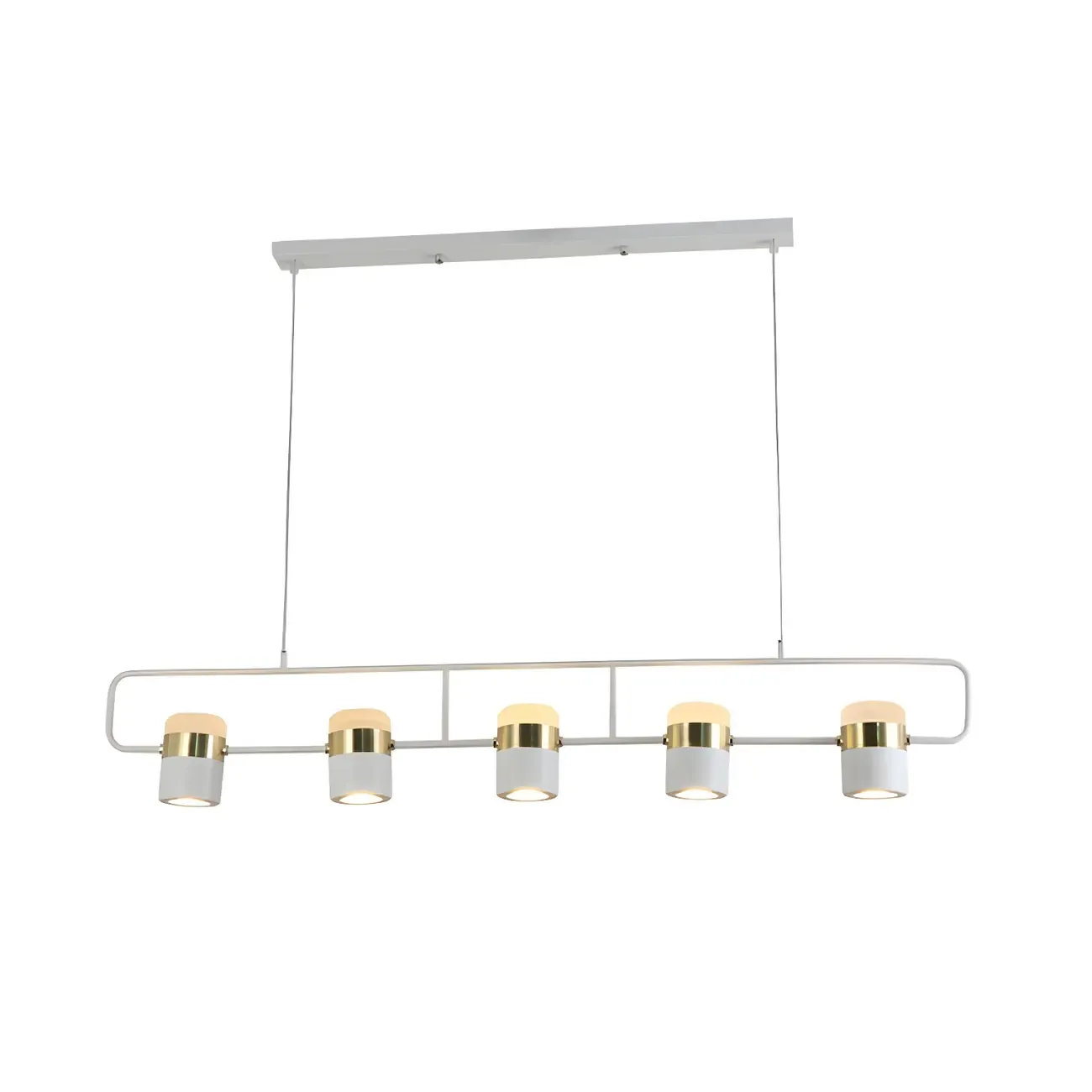 Kitchen Modern Black Cylinder Pendant Light Image - 12