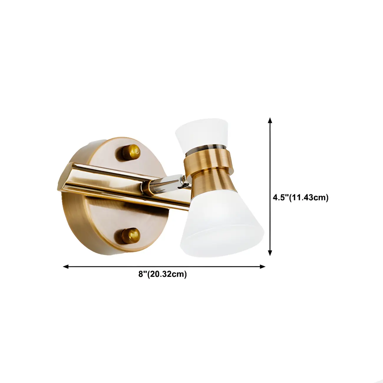 Geometric Modern Gold Multi-Light Vanity Fixture #size | homeyfad