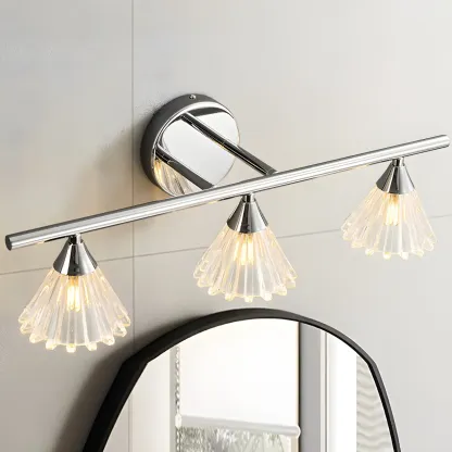 Modern Glass Vanity Wall Lamp for Bathroom Image - 4