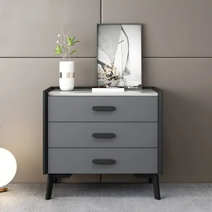 Modern Wooden Orange Dressers & Chests with Storage Image - 13