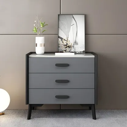 Modern Wooden Orange Dressers & Chests with Storage Image - 18
