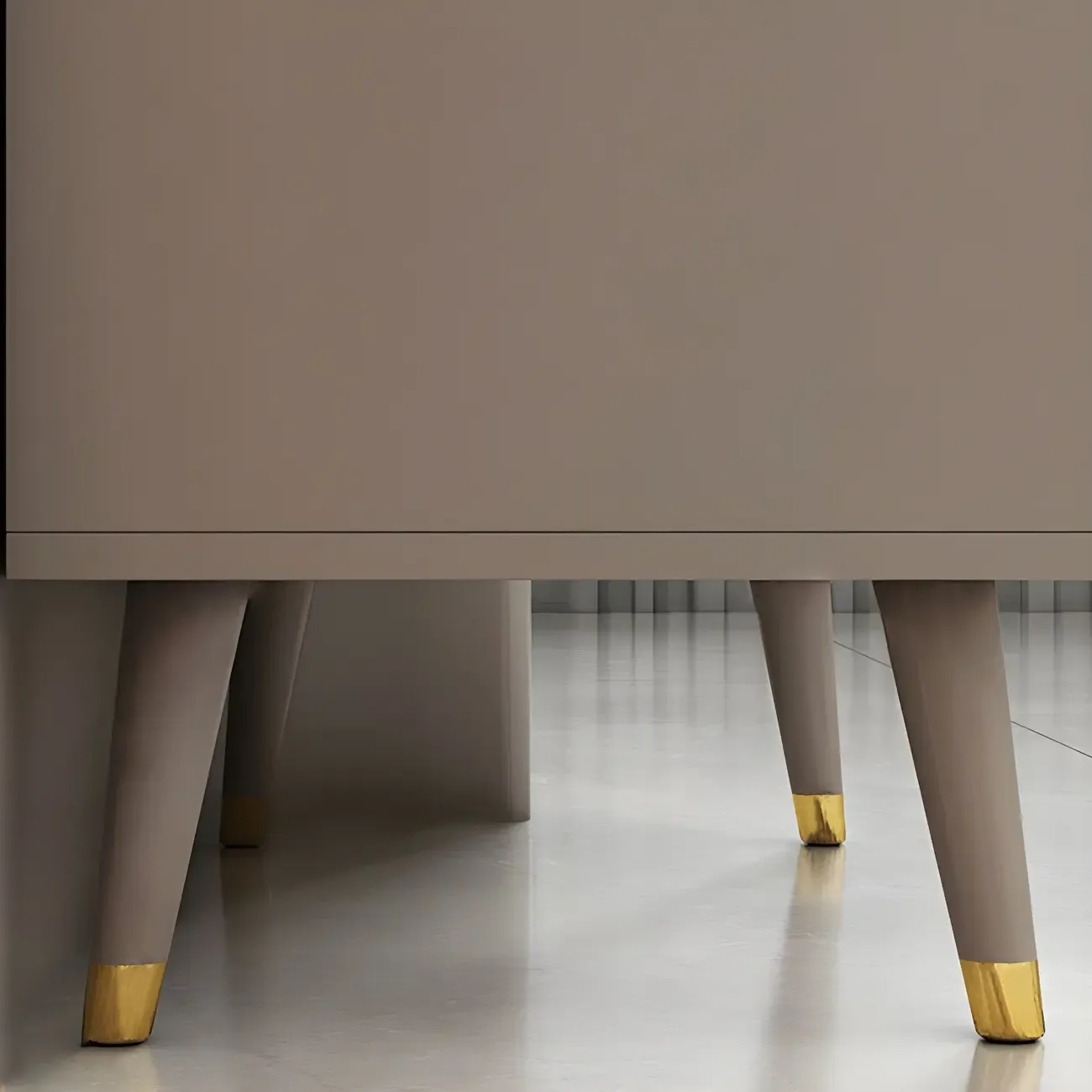Modern Wooden Vertical Dresser with Soft-Close Drawers Image - 11