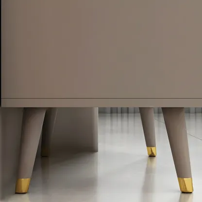 Modern Wooden Vertical Dresser with Soft-Close Drawers Image - 11