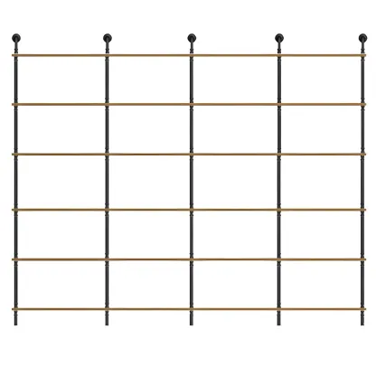 Industrial Black Wood Wall-Mounted Bookcase Image - 3