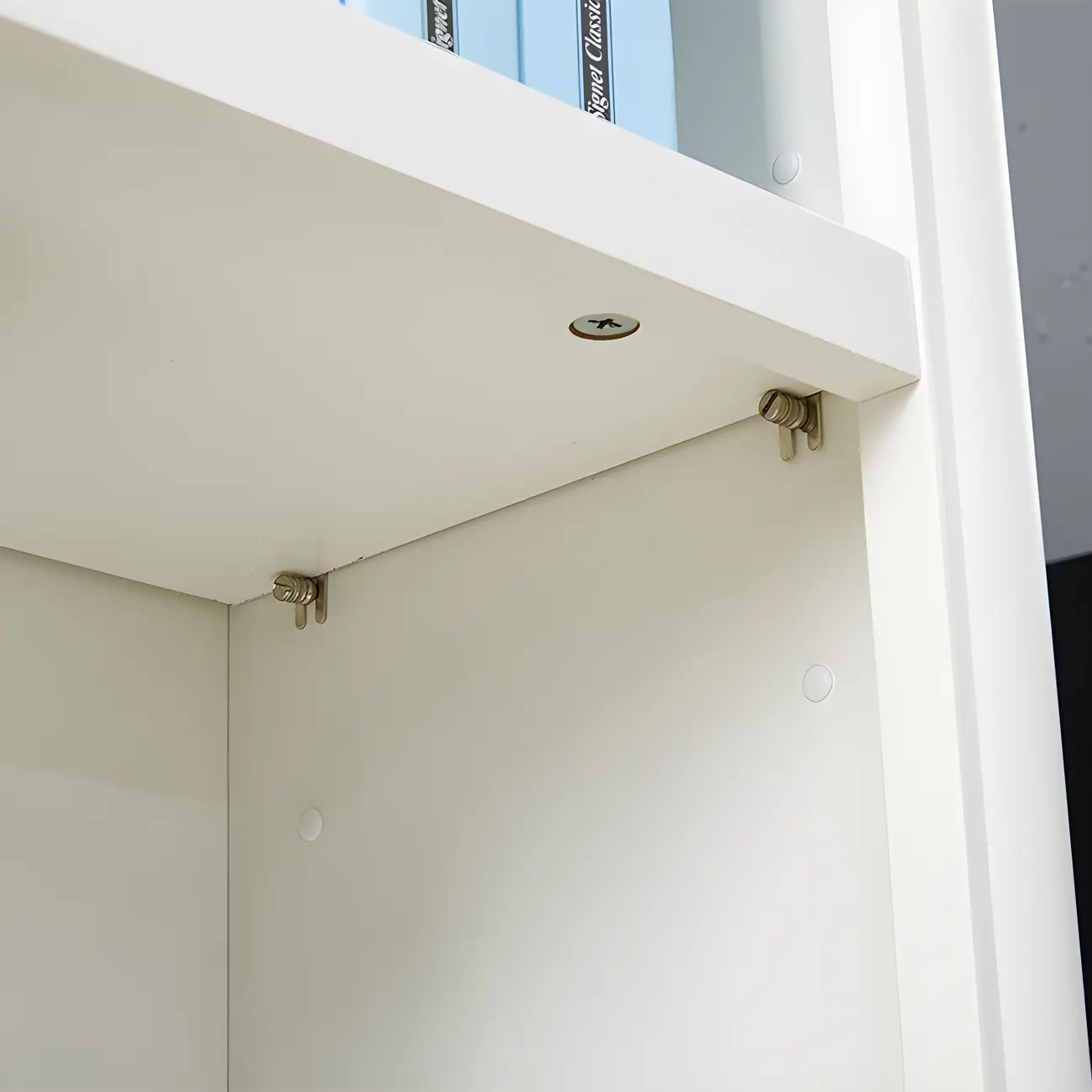 Modern White Wooden Bookcase with Storage for Home Office Image - 18 | homeyfad