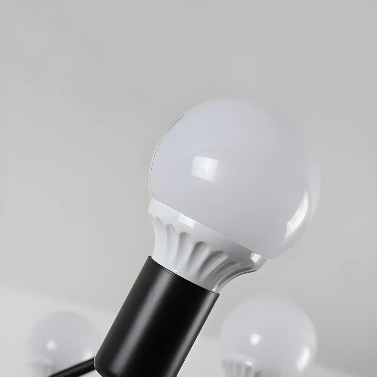 Wooden Geometric Modern Chandelier with LED Bulbs Image - 23