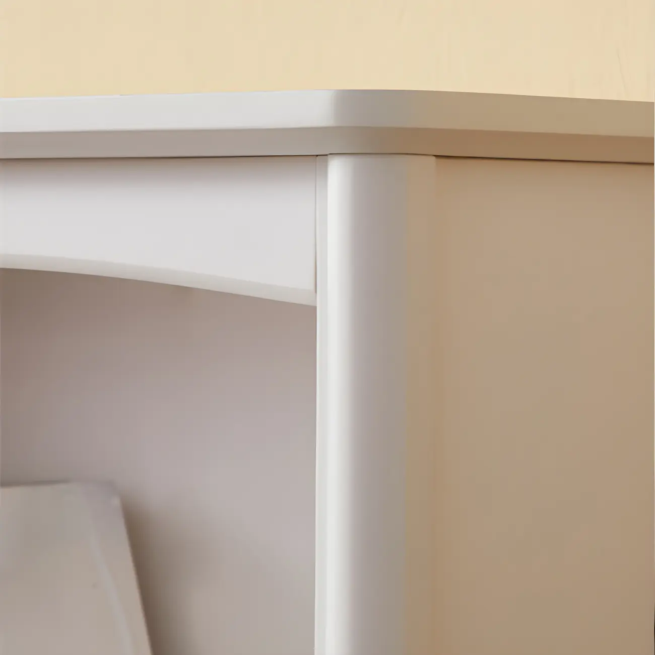 Modern White Wood Bookcase with Storage for Home Office | homeyfad