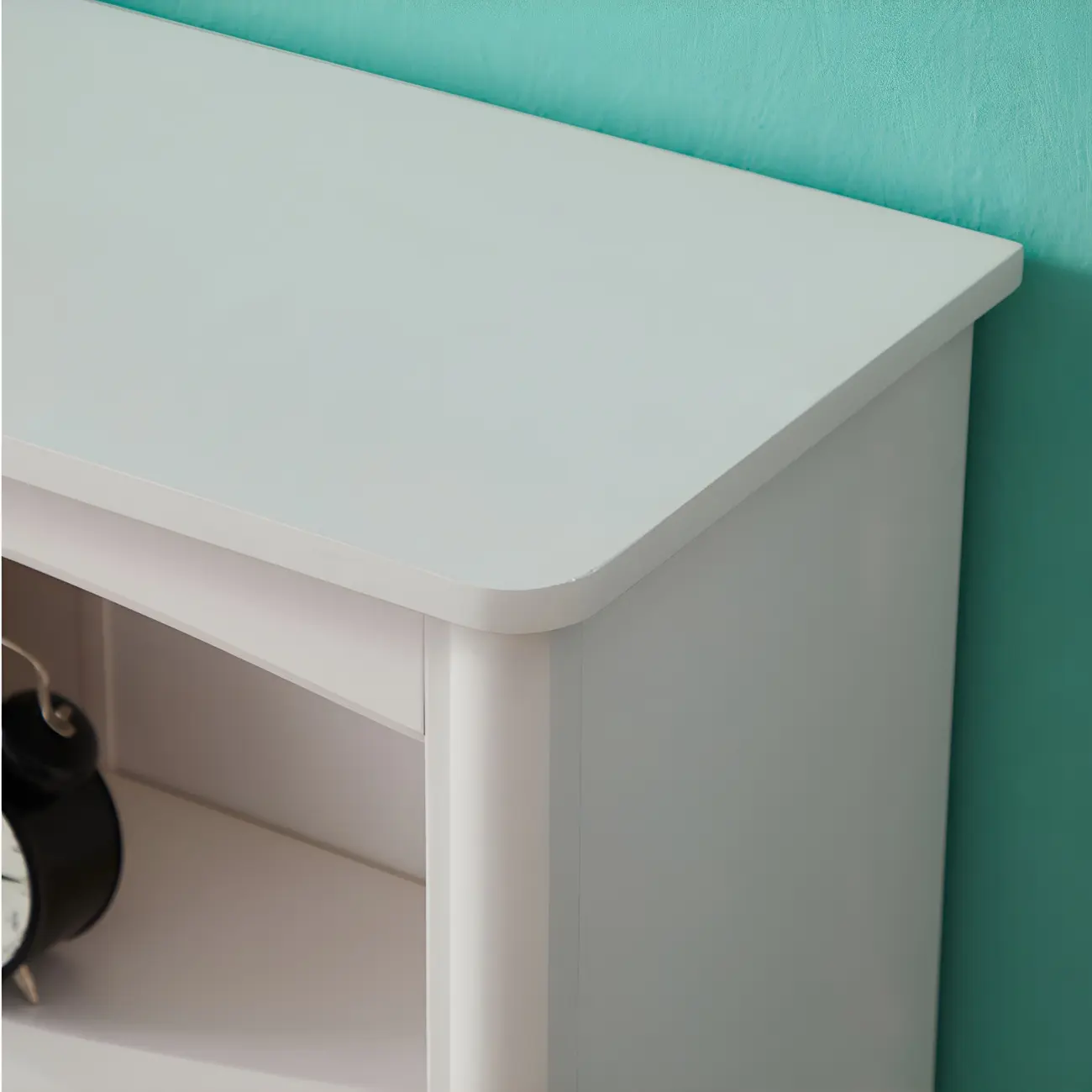 Modern White Wood Bookcase with Storage for Home Office | homeyfad