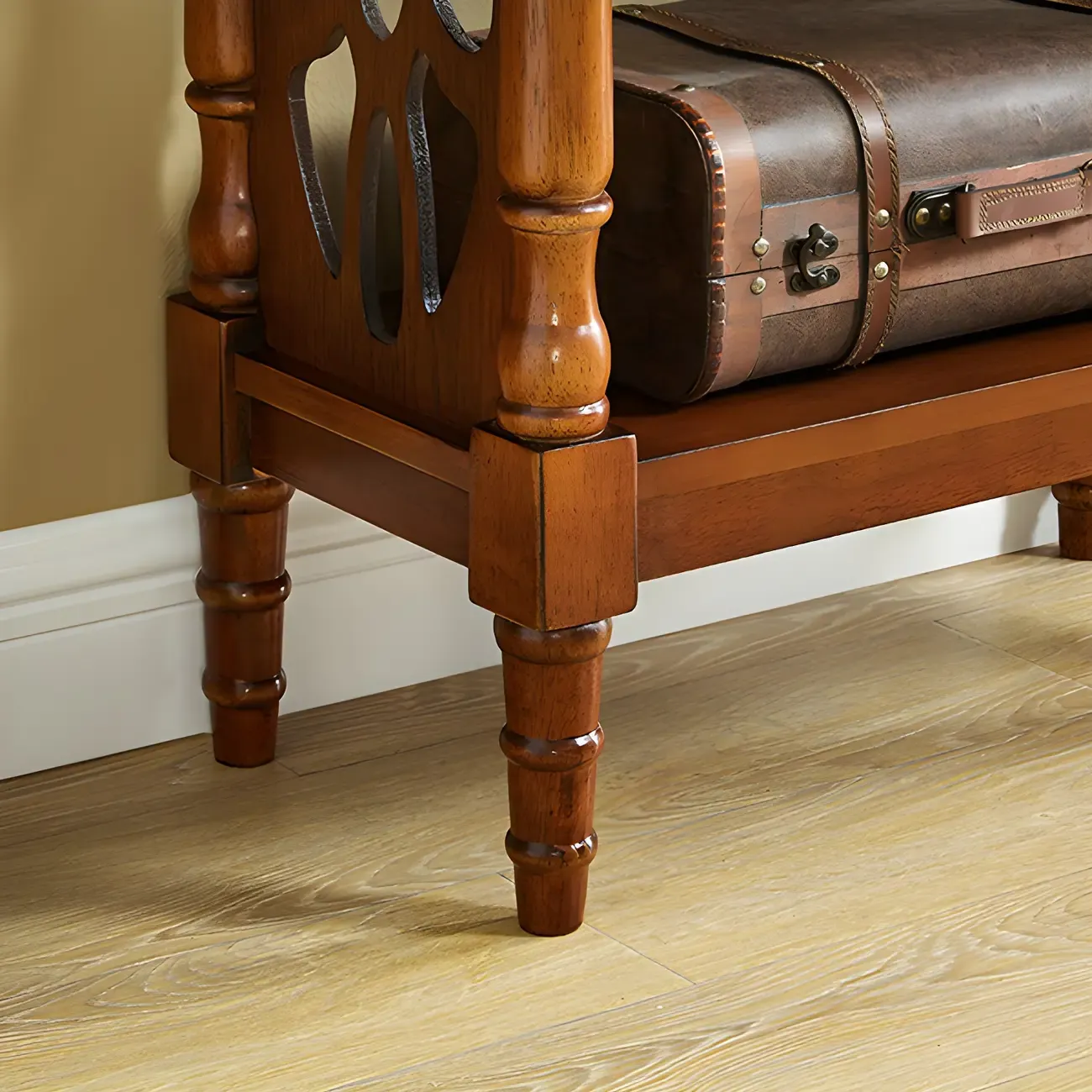 Scandinavian Walnut Wood Display Etagere Bookcase Image - 14